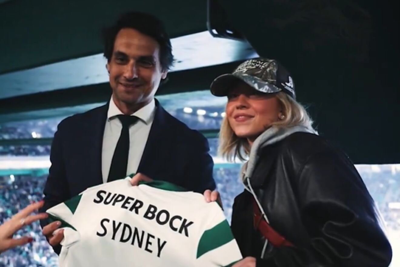 Sydney Sweeney visited Sporting CP for their match against Estoril in...