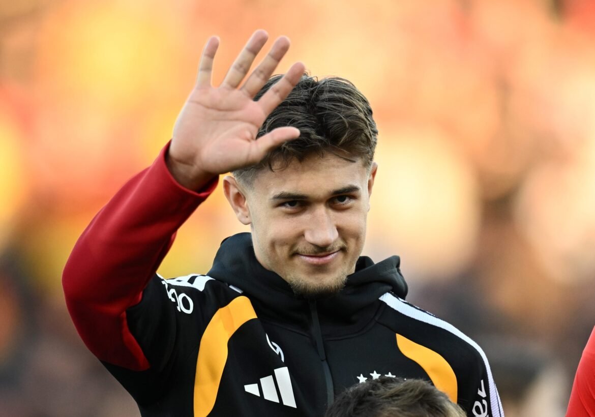 Germany U21 captain Tom Bischof celebrates first Bayern Munich goals ...